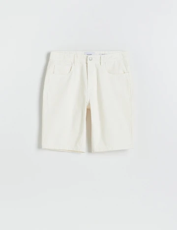 Pantaloni scurti Reserved, alb, 38