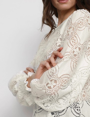 Bluza Kaffe, alb, 44