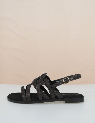 Sandale Linea Loresi, negru, 40