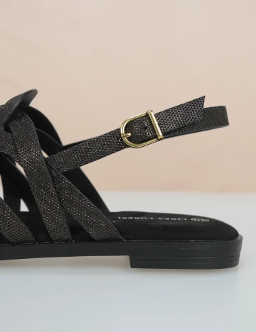 Sandale Linea Loresi, negru, 40 Negru