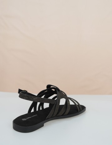 Sandale Linea Loresi, negru, 40