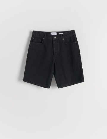 Pantaloni scurti Reserved, negru, 34