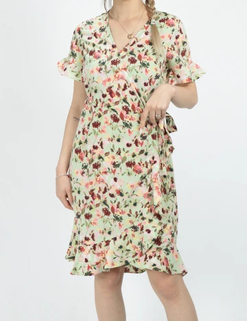 Rochie scurta Vero Moda, verde, XS Verde