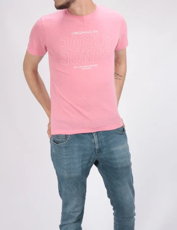 Tricou Jack&Jones, roz, S Roz