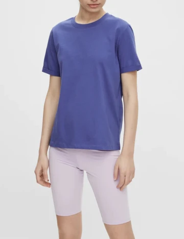 Tricou Pieces, albastru, XS