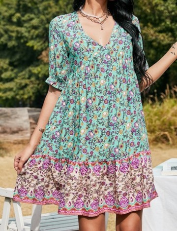 Rochie Scurta SHEIN, floral, S