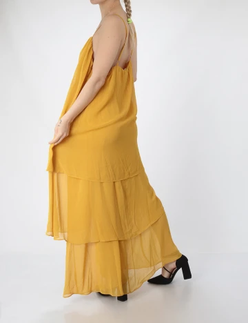 Rochie lunga Object, galben, 38