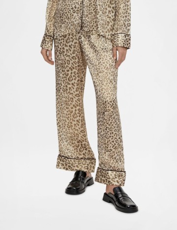 Pantaloni de pijama Y.A.S, animal print, L