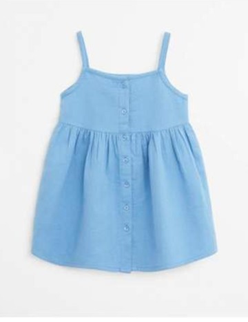 Rochie Mango Kids, albastru, 2-3 ANI