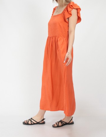 Rochie medie Vila, portocaliu, 38
