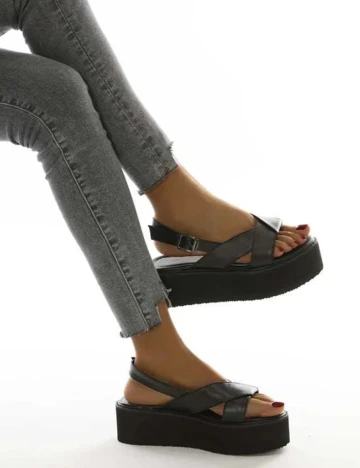 Sandale SHEIN, negru, 35 Negru