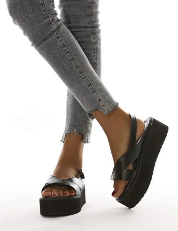 Sandale SHEIN, negru, 35