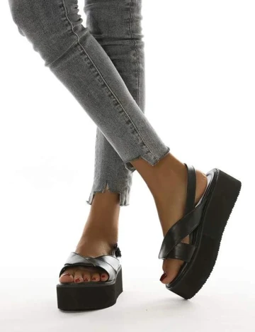 Sandale SHEIN, negru, 35 Negru