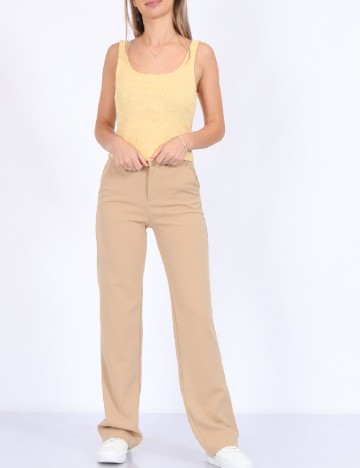 
						Pantaloni Vero Moda, maro deschis