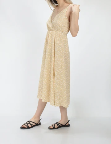 Rochie medie SHEIN, galben, XS