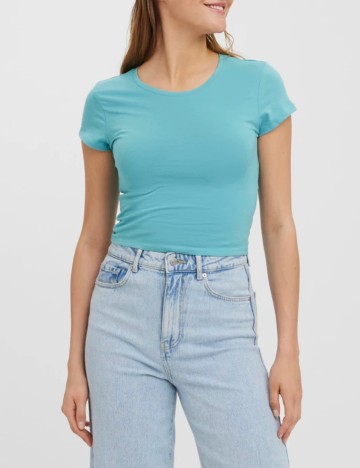 
						Top Vero Moda, albastru, XL