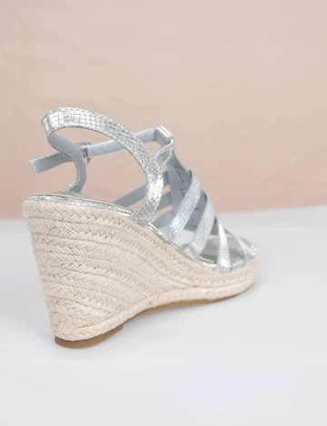 Sandale SHEIN, argintiu, 38 Gri