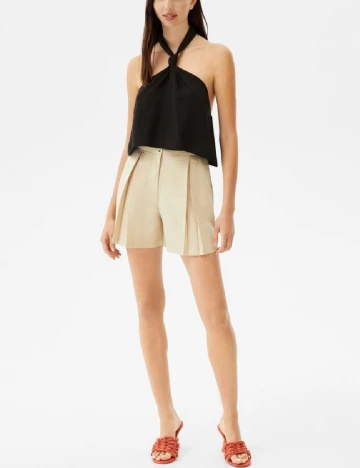 Top Bershka, negru, XS