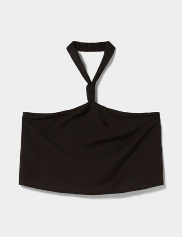 Top Bershka, negru, XS