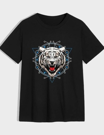 Tricou SHEIN, negru, S