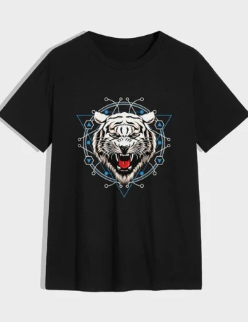 Tricou SHEIN, negru, S