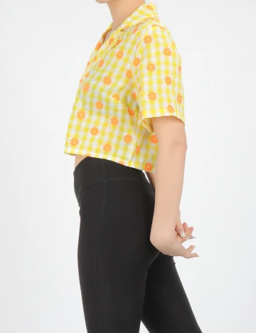 Camasa SHEIN, galben, L