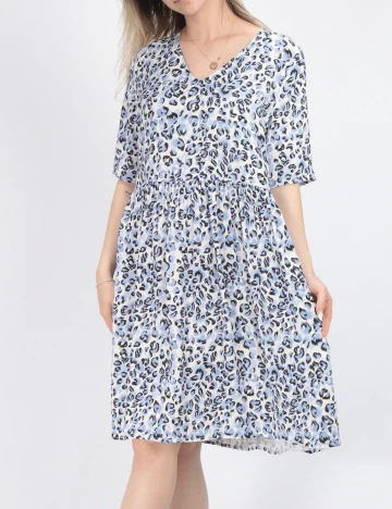 Rochie scurta Vila, albastru, 38