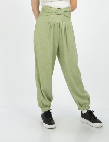 Pantaloni SHEIN, verde, XS