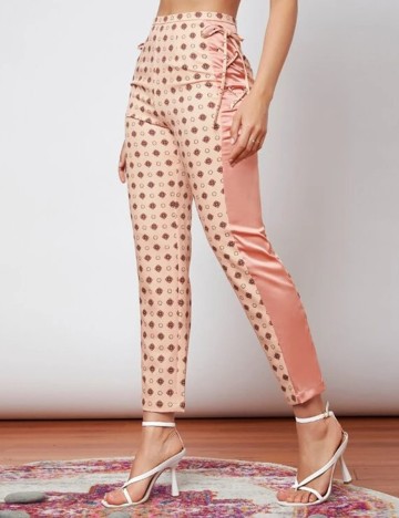 Pantaloni SHEIN, piersica, XS