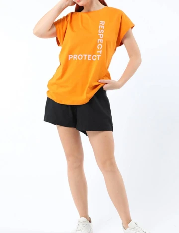 Tricou Vero Moda, portocaliu, M