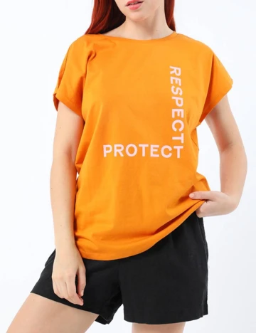 Tricou Vero Moda, portocaliu, M