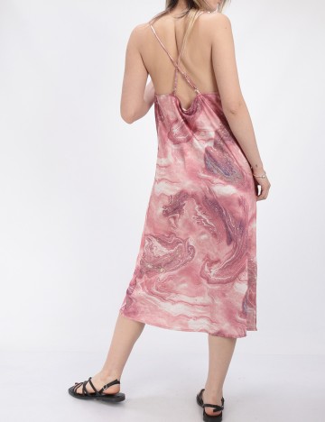 Rochie medie Object, roz, 38