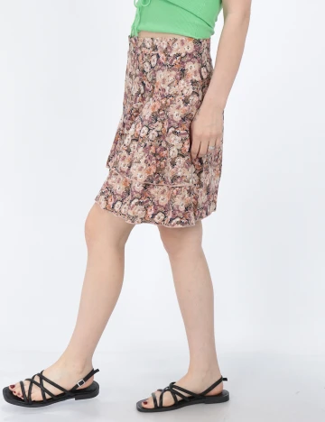 Fusta SHEIN, floral, M Floral print