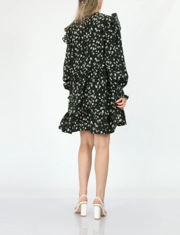 Rochie scurta SHEIN, verde, S