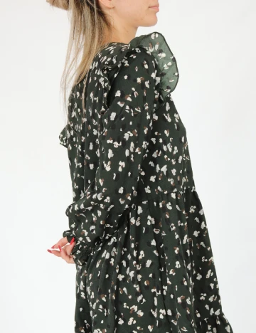 Rochie scurta SHEIN, verde, S