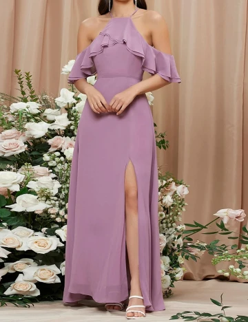 Rochie lung SHEIN, mov, S