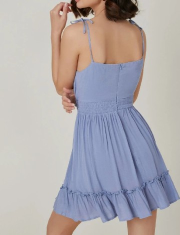 Rochie scurta SHEIN, albastru, L
