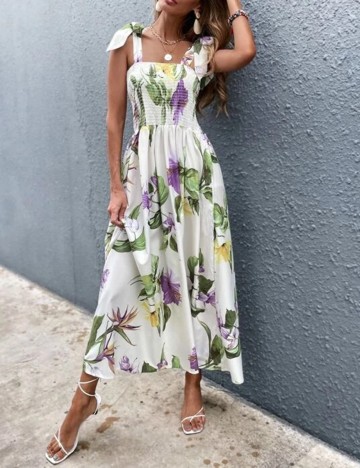 Rochie Lunga SHEIN, alb, M