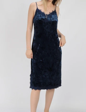 Rochie de noapte MOTF, bleumarin, L