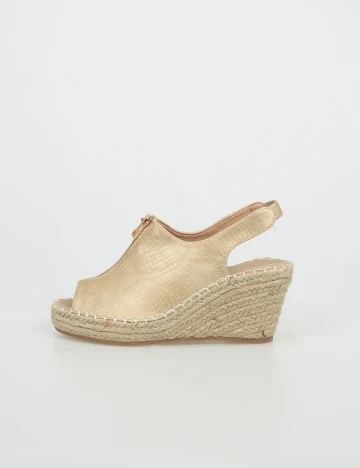 Sandale Linea Loresi, bej, 36 Crem