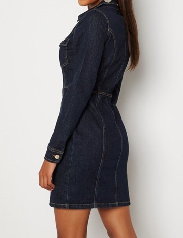 Rochie scurta Chiara Forthi, bleumarin, 36