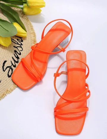 Sandale SHEIN, portocaliu, 40 Portocaliu