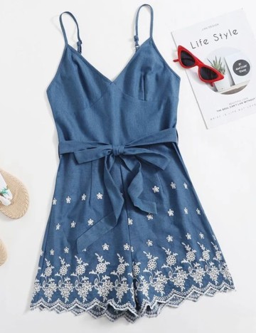 Salopeta SHEIN, bleumarin, S