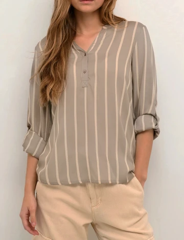 Camasa Kaffe, bej, 44 Crem