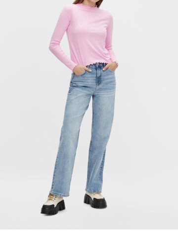 
						Blugi Pieces, albastru