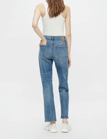 Blugi Pieces, albastru, W31/L32