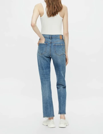 Blugi Pieces, albastru, W31/L32 Albastru
