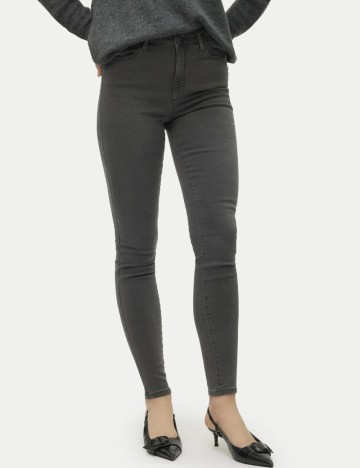 
						Blugi Vero Moda, gri inchis