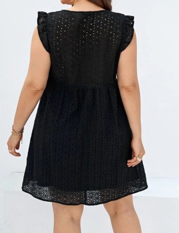 Rochie scurta SHEIN CURVE, negru, 0 XL