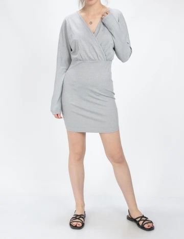Rochie scurta SHEIN, gri, S